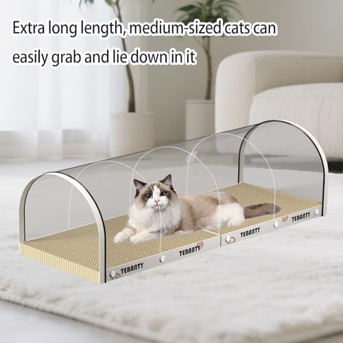 3 Function in 1 Cardboard Cat Scratcher Board, 31.5 in Cat Scratcher House - Image 5