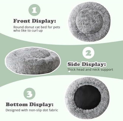 JOLLYVOGUE Dog & Cat Bed, Calming Anti-Anxiety Pet Bed - Image 5