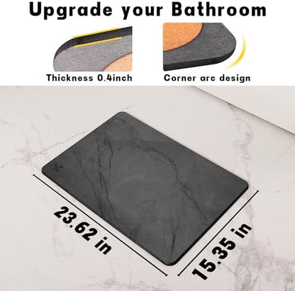 Stone Bath Mat Diatomaceous Earth Shower Mat - Image 2