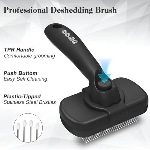 Dipoo Self Cleaning Shedding Brush - Image 2