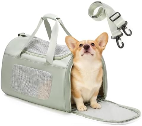 Extra-Large Cat Carrying Case Pet Dog Carrier Soft-Sided Cat Bag Airline by WEPLAN
