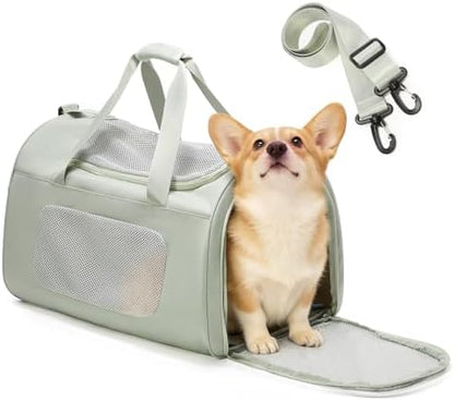 Extra-Large Cat Carrying Case Pet Dog Carrier Soft-Sided Cat Bag Airline by WEPLAN