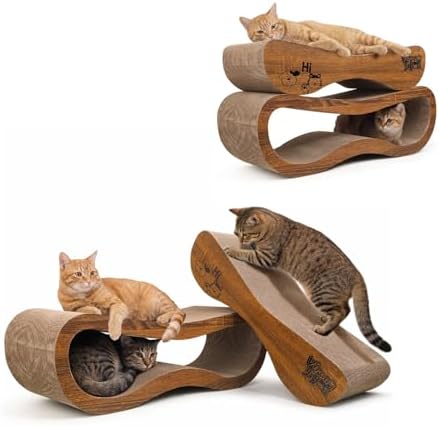 Cat Scratcher Set Cardboard Lounge Bed Scratch Pad by VIRAAGYIYOU