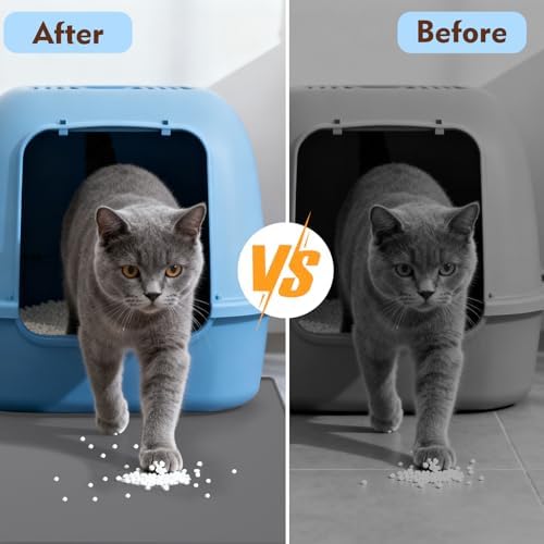 Cat Litter Mat 24" x 16", Soft Silicone Material, Easy Clean Waterproof No Slip - Image 3