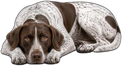 3D Realistic Dog Shaped Bath Mat & Floor Rug by MOFABIA
