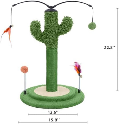 YUNIQUE Cactus Cat Scratching Post - Image 2