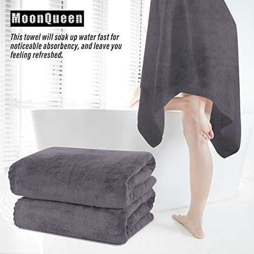 MOONQUEEN 6 Pack Premium Bath Towel Set - Image 7