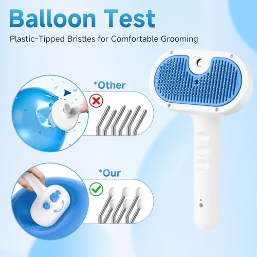 Pet Steam Brush for Dog, cat brushes for indoor cats - Image 3