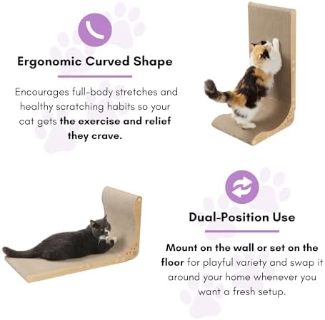 Necoichi Cardboard Cat Scratcher Wall - Image 6