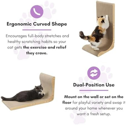 Necoichi Cardboard Cat Scratcher Wall - Image 6