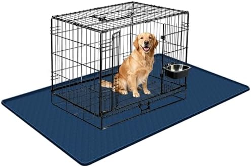 Silicone Dog Bed Mat 51"x 25.6" Crate Mat by Bartuke