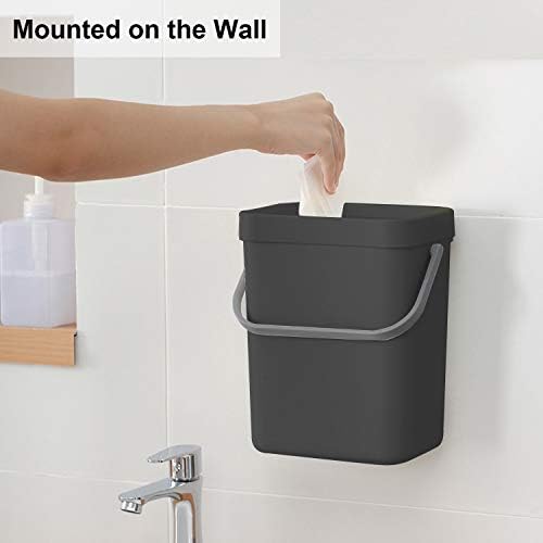 LALASTAR Mini Countertop Trash Can, Compact Waste Basket Garbage Can, Small - Image 4
