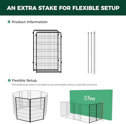 FXW Homeplus Indoor Dog Playpen, 2 Panels, - Image 3