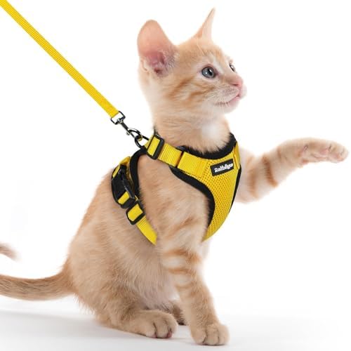 rabbitgoo Cat Harness and Leash Set, Escape Proof Vest by rabbitgoo