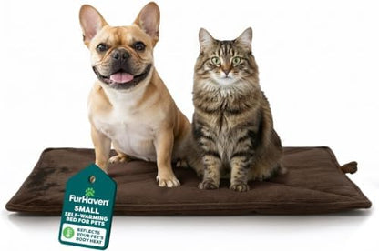 Furhaven ThermaNAP Self Warming Cat Mat, Dog Bed by FurHaven