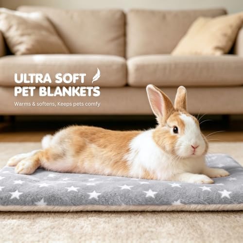 4 Pack Rabbit Bed Mat, Washable Sleeping Pad - Image 2