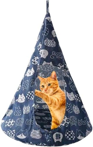 Breathable Cat Hammock Bed Comfortable Hanging Pet Hammock Bed Swing by Unknown