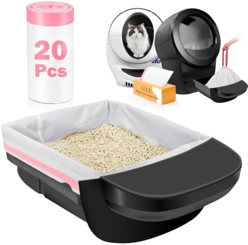 SZEE 20 Count Automatic Cat Litter Box Bags Fit by SZEE