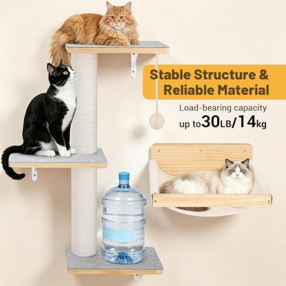 Wall Mounted Cat Shelves Set - Image 3