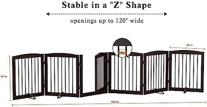 PUPETPO Freestanding Pet Gates - Image 6