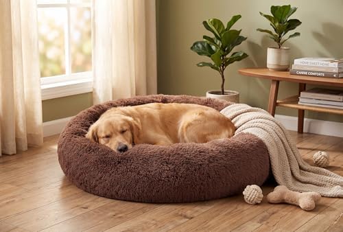 SAVFOX 36 inches Calming Donut Dog Bed - Image 2
