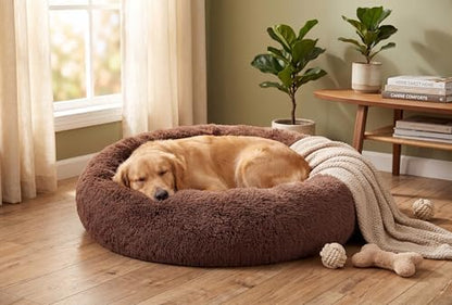 SAVFOX 36 inches Calming Donut Dog Bed - Image 2