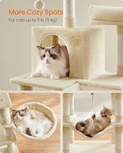 Feandrea Cat Tree, 66.1-Inch Large Cat Tower - Image 4