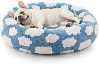 JOEJOY Jacquard Donut Round Small Dog Bed by JOEJOY