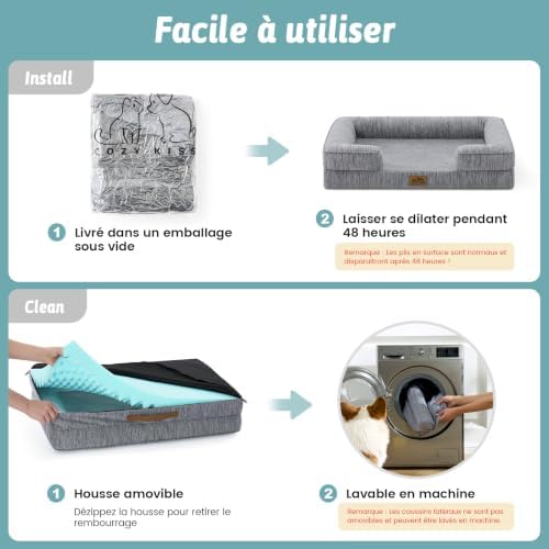 COZY KISS Orthopedic Dog Cooling Bed - Image 5