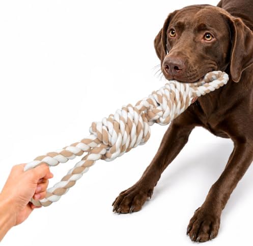 Fida Dog Rope Toys for Aggressive Chewers, Tug Toys for Large Medium Dogs by Fida