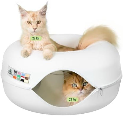 Cattasaurus Peekaboo Cat Cave Donut by Cattasaurus