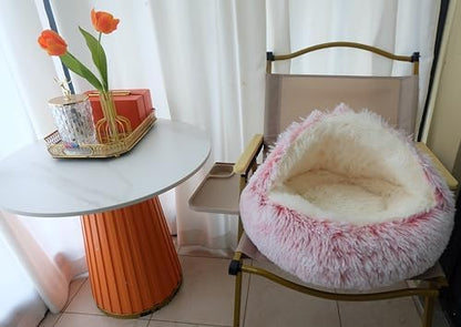 ZaneSun Calming Round Dog Bed & Cat Cave - Image 6