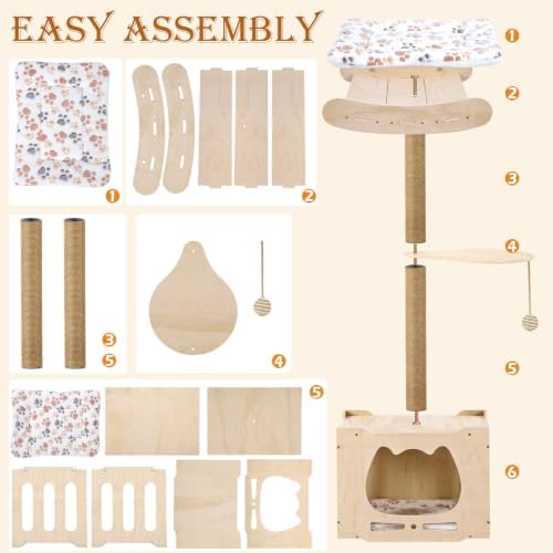 4IN1Tall Cat Scratching Post - Image 3