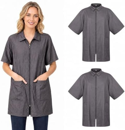 TOPTIE Nylon Salon Hairstylist Apron Barber Jacket by TOPTIE
