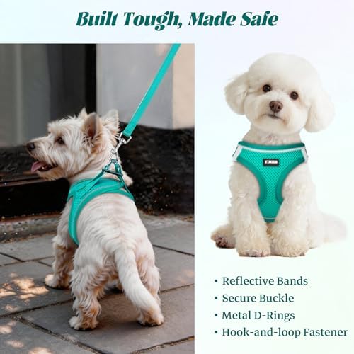No Pull Dog Puppy Harness and Leash Set Reflective Mesh Vest XX-Small - Image 4