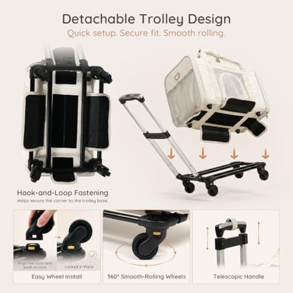 BELLA & PAL Airline Approved Pet Carrier - Image 3