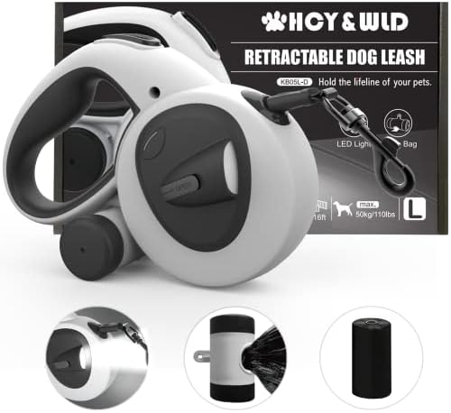 4-in-1 Retractable Dog Leash by HCY%26WLD
