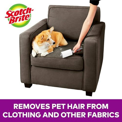 Scotch-Brite Pet Extra Sticky Lint Rollers 4 Rollers 48 Sheets Per Roller 192 - Image 2