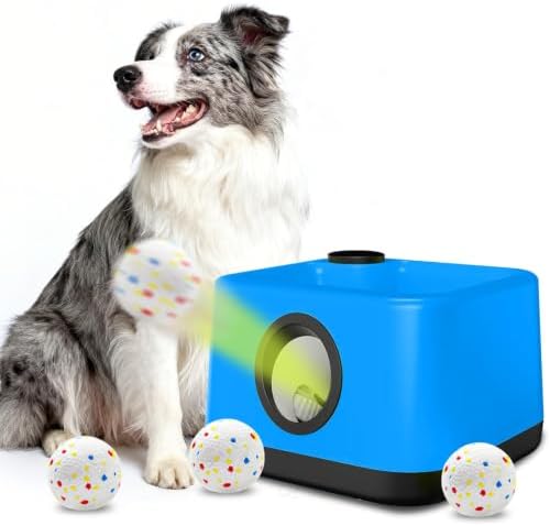 Automatic Dog Ball Launcher: Upgraded Auto/Manual Pet Ball Thrower Toy by Unknown