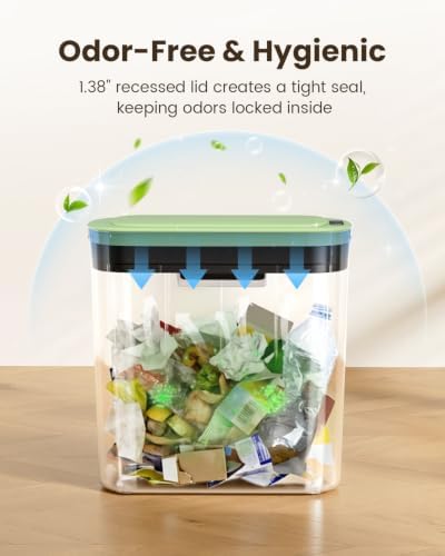 Cesun 5 Gallon Automatic Bathroom Trash Can - Image 5