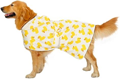 HDE Hooded Dog Bathrobe Quick Dry Towel Wrap - Image 3