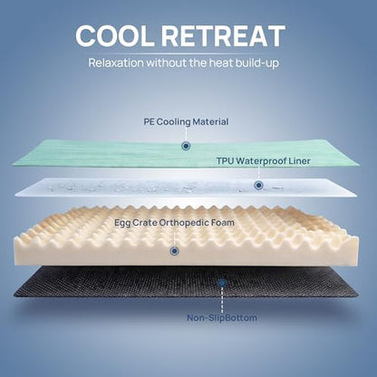 Cooling Dog Beds Large Sized Dog, Extra Large Comfy Flat Puppy Beds - Image 5