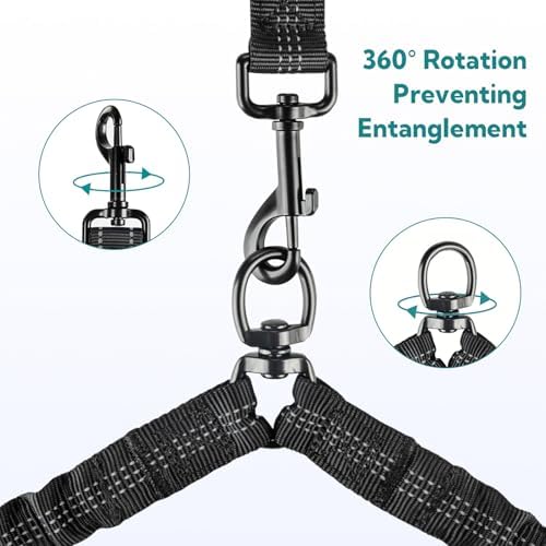 Hands Free Dog Leash 2 Dogs, Waist Leash - Image 2