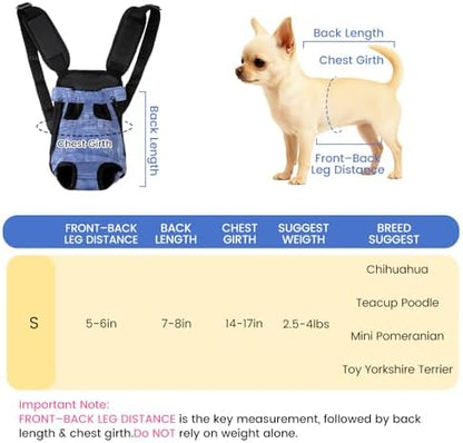 Mosago Dog Backpack Carrier, Front Chest Carrier - Image 2