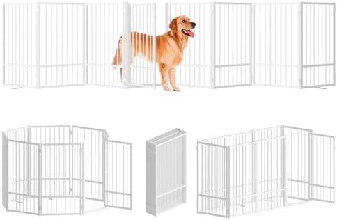 SNUOWU Full Metal Freestanding Dog Gate by SNUOWU