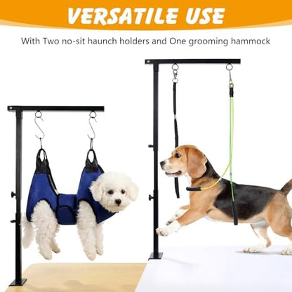 ondware Dog Grooming Arm with Hammock, Adjustable 27-37", Dual Clamp - Image 2