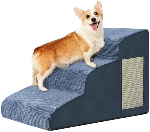 Ahpmeoa Dog Stairs for Small Dogs 15.7" H, Dog Ramp for Bed by Ahpmeoa