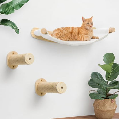 Cat Wall Hammock, Cats Climbing Shelves by CYDDUP