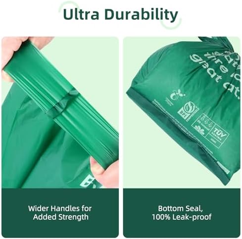 60 Count Cat Poop Bags Large Pet Waste Sacks - Image 3