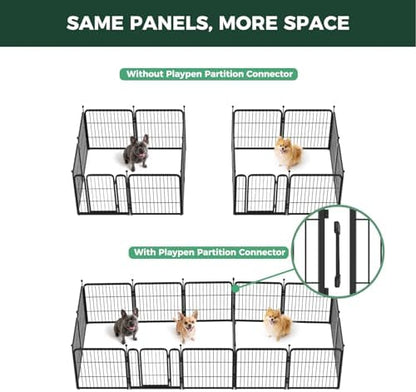 FXW Rollick Dog Playpen with Divider Connectors, 16 Panels - Image 3